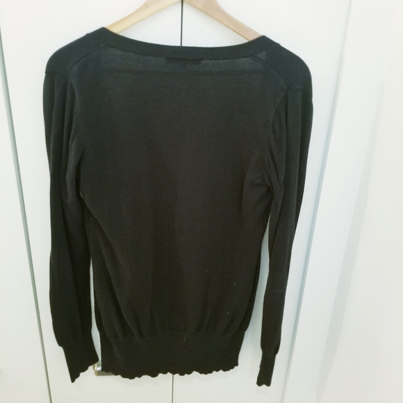 3/$45 | SWS Black Cotton Cardigan Sweater - Picture 2 of 5